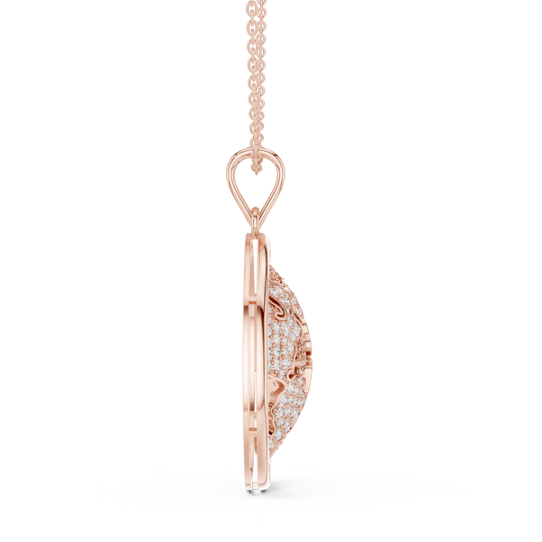 Celestial Spark Lab Grown Diamond Drop Pendant