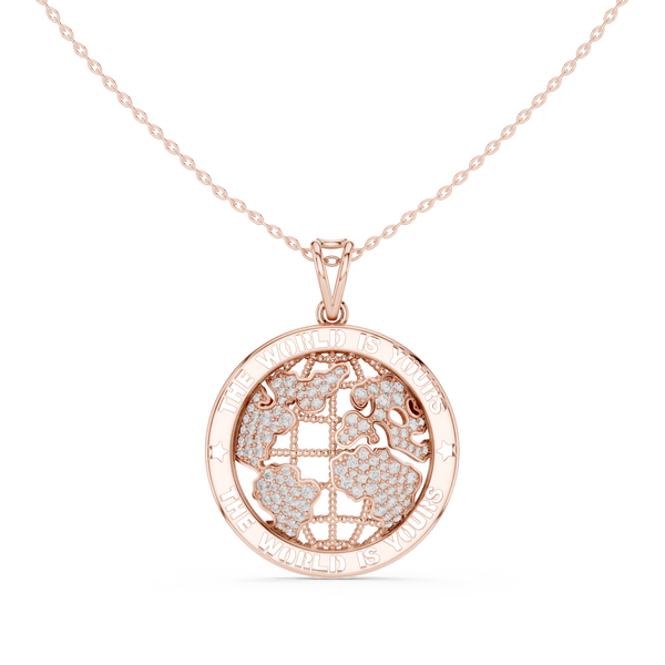 Celestial Spark Lab Grown Diamond Drop Pendant