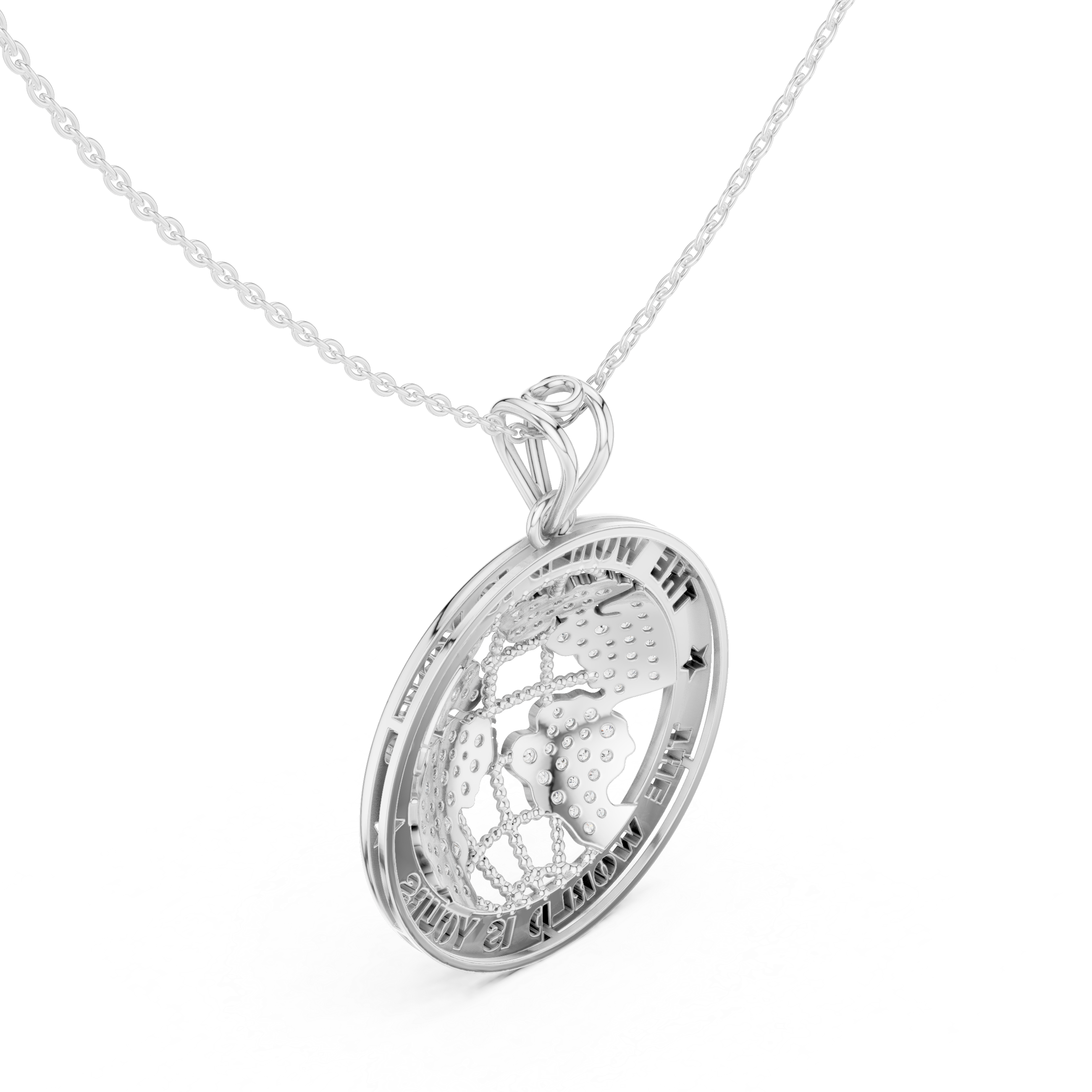 Celestial Spark Lab Grown Diamond Drop Pendant