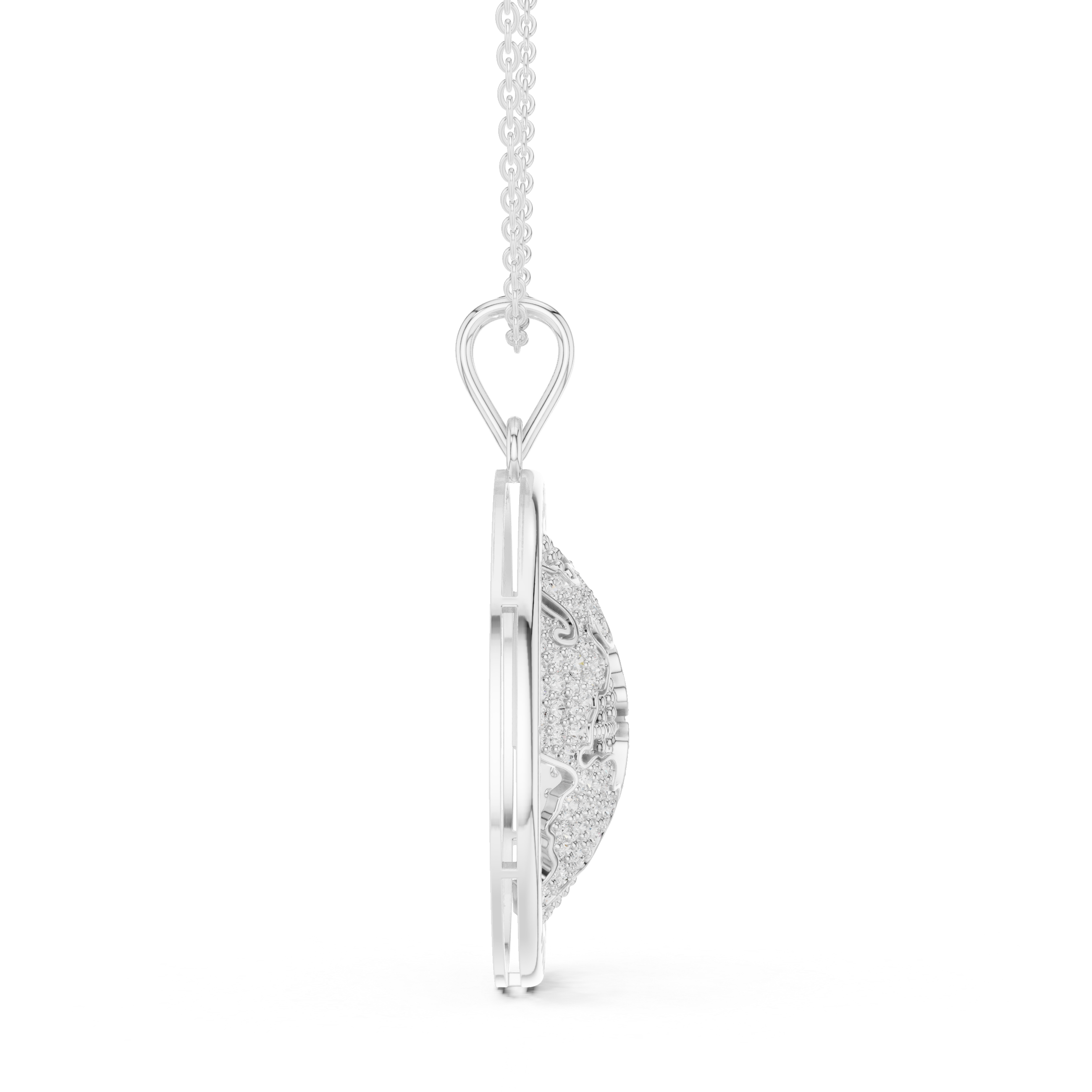 Celestial Spark Lab Grown Diamond Drop Pendant