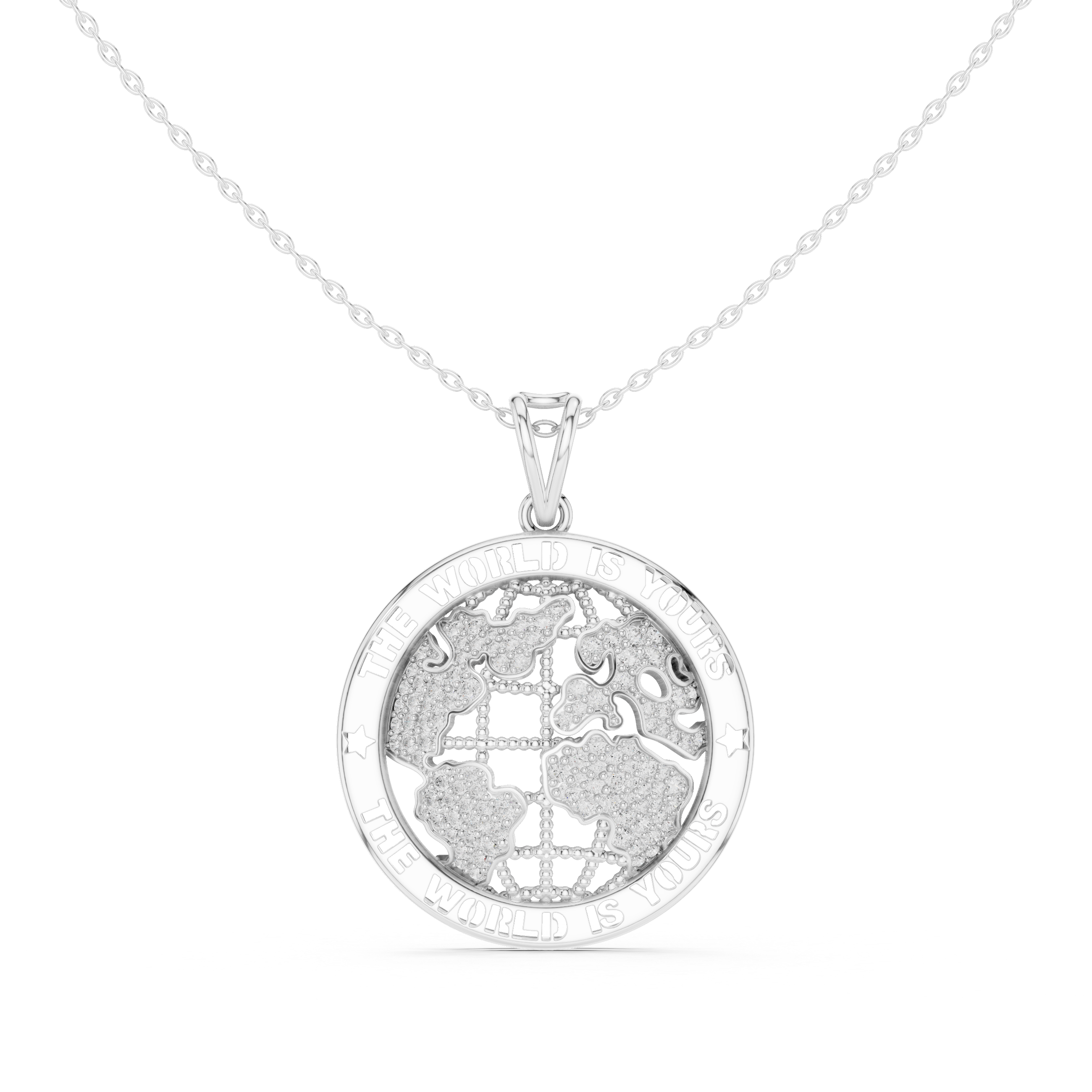 Celestial Spark Lab Grown Diamond Drop Pendant