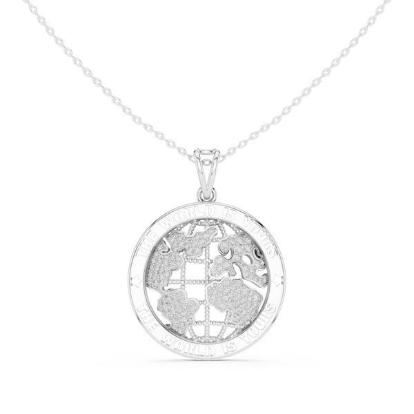 Celestial Spark Lab Grown Diamond Drop Pendant