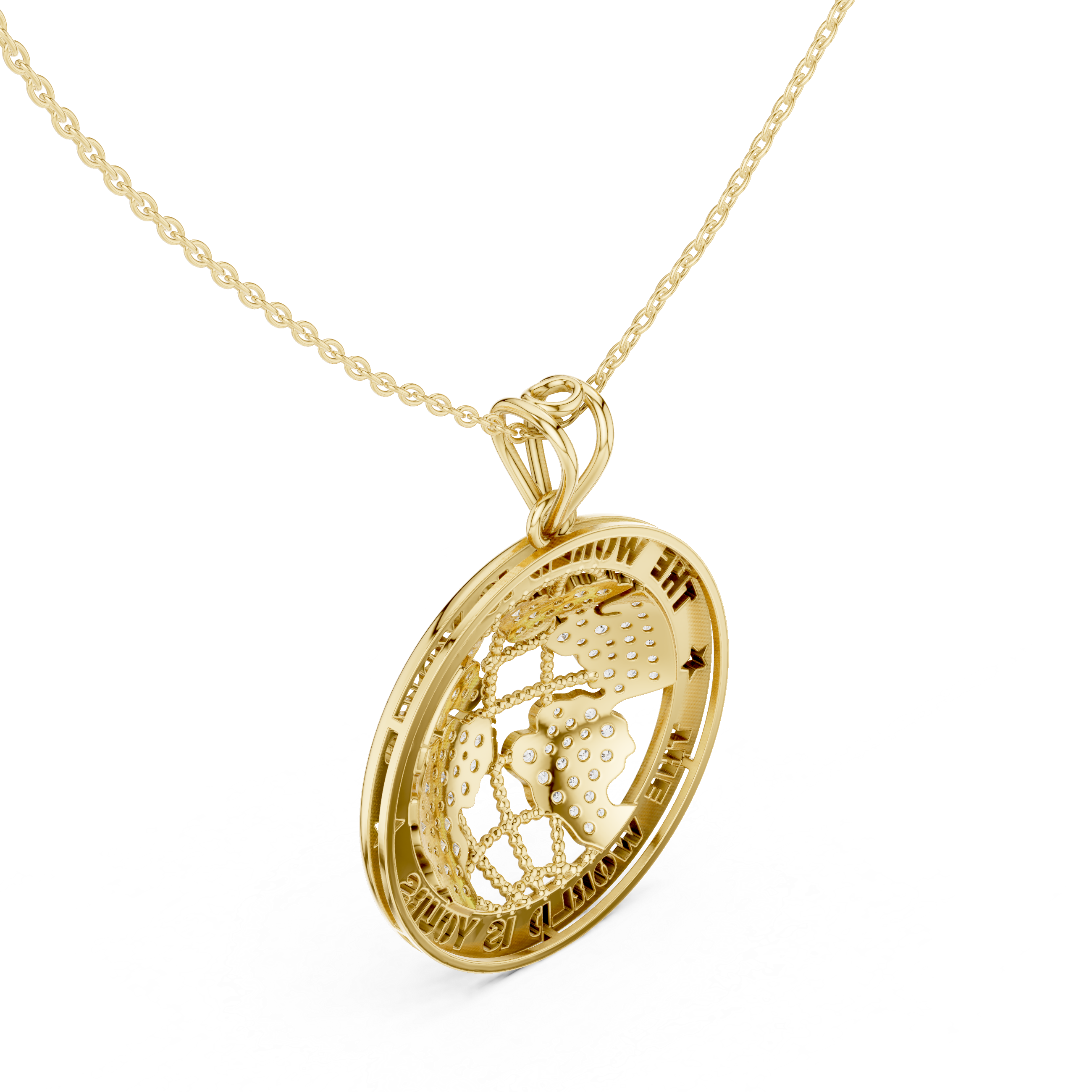 Celestial Spark Lab Grown Diamond Drop Pendant