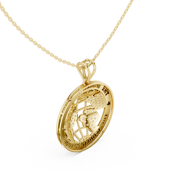 Celestial Spark Lab Grown Diamond Drop Pendant