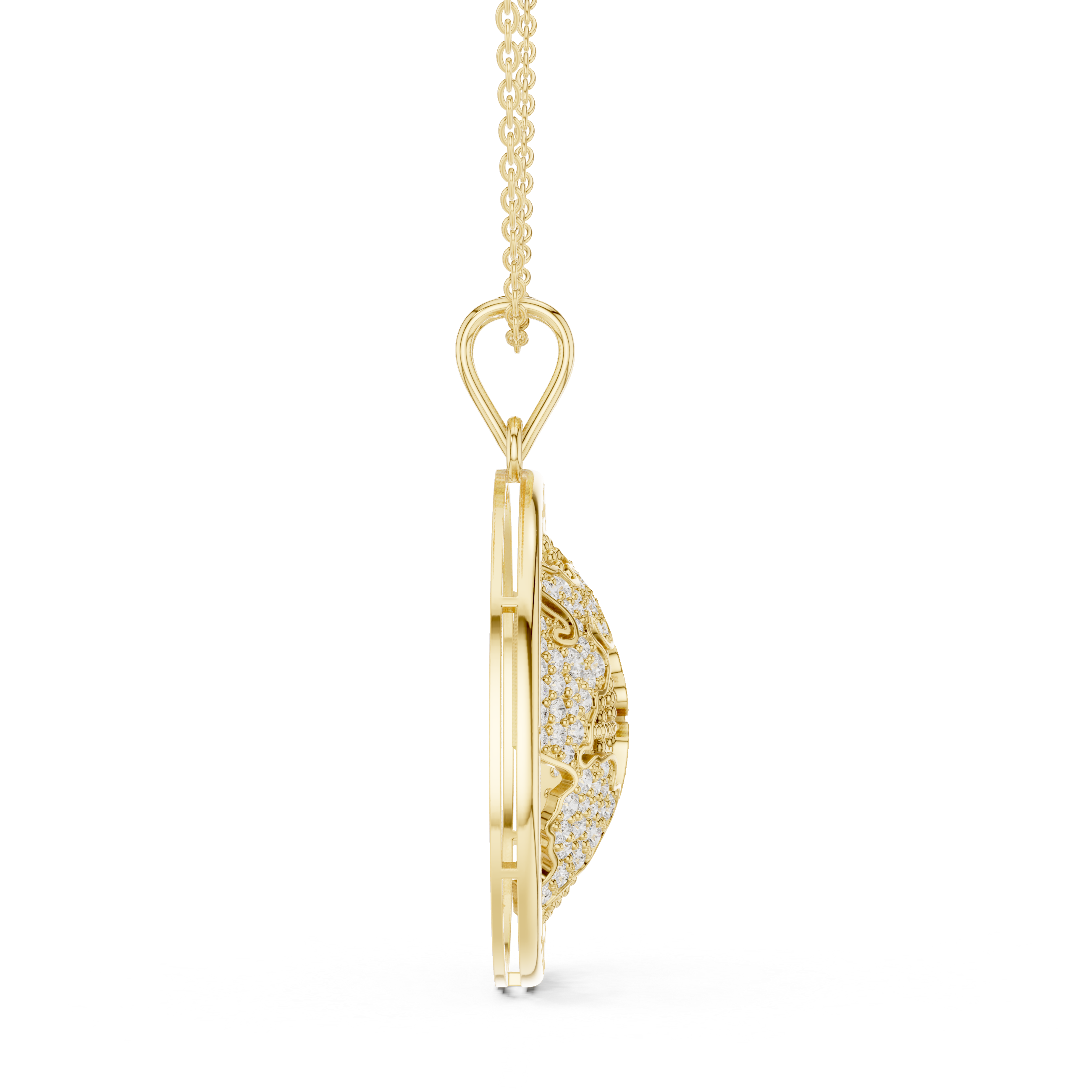 Celestial Spark Lab Grown Diamond Drop Pendant