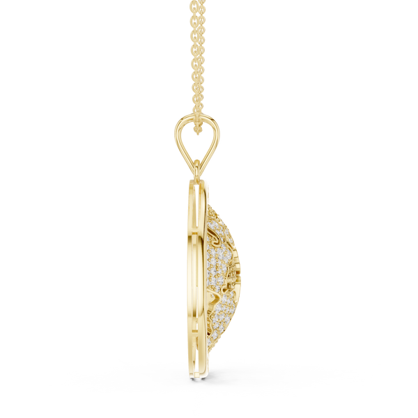 Celestial Spark Lab Grown Diamond Drop Pendant