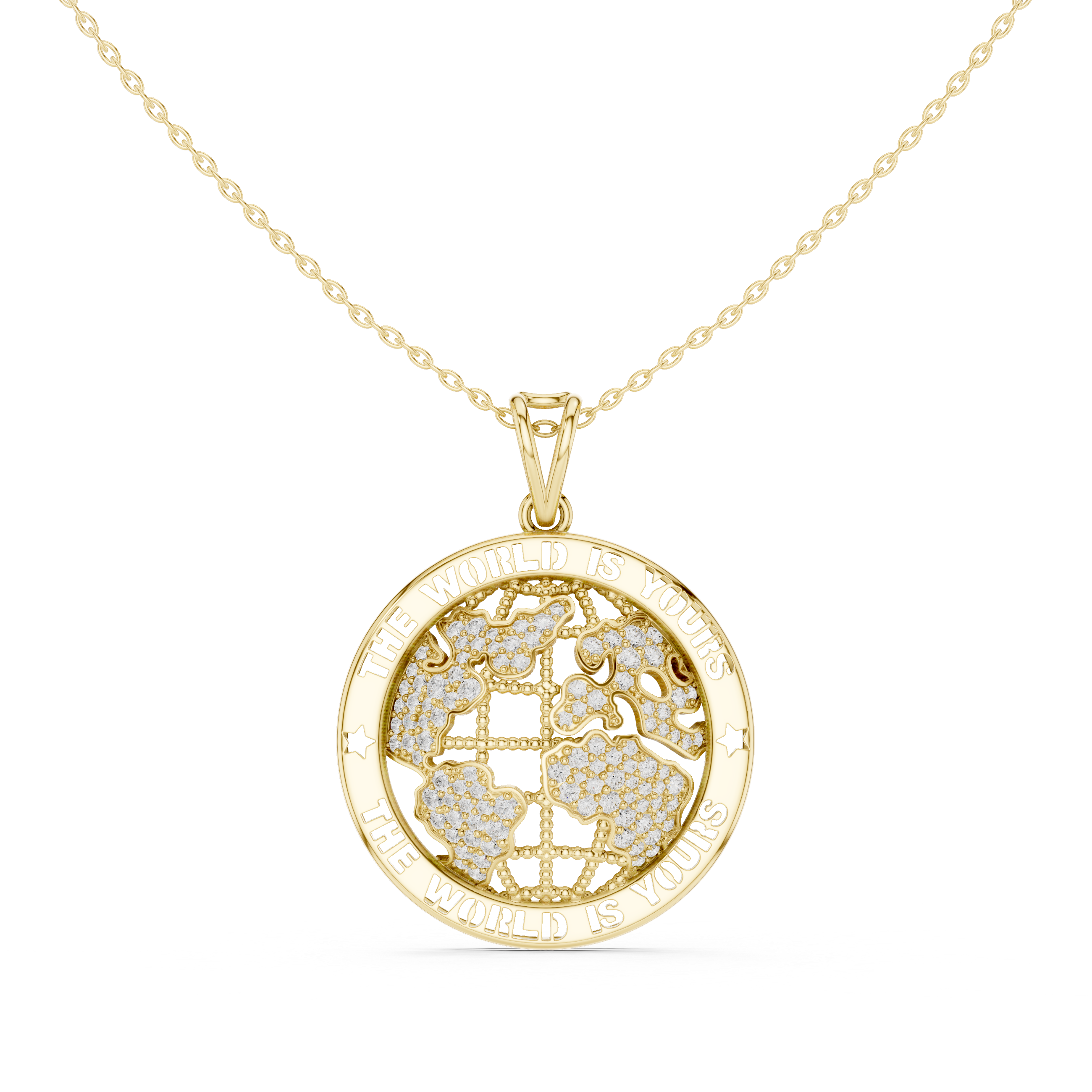 Celestial Spark Lab Grown Diamond Drop Pendant