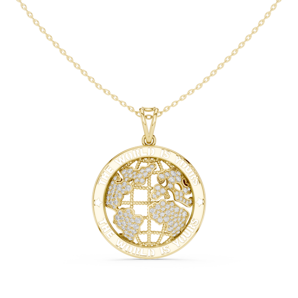 Celestial Spark Lab Grown Diamond Drop Pendant