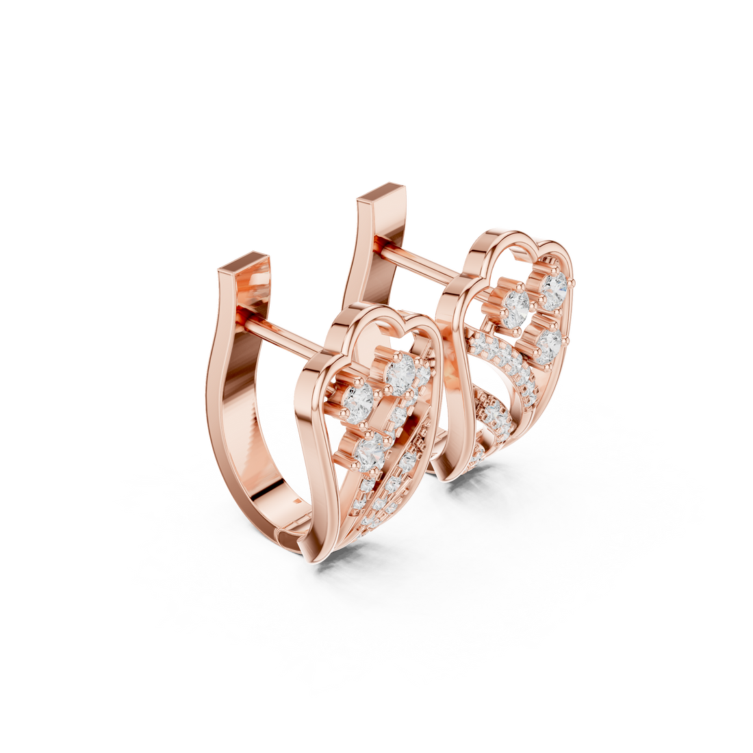 Fable Twist Lab Grown Diamond Earrings Dangles