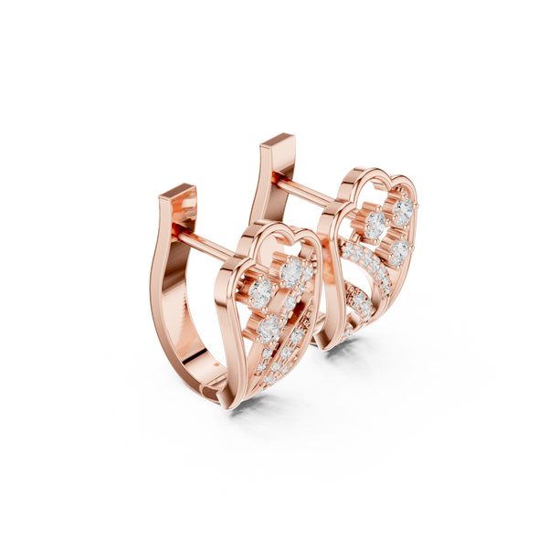 Fable Twist Lab Grown Diamond Earrings Dangles