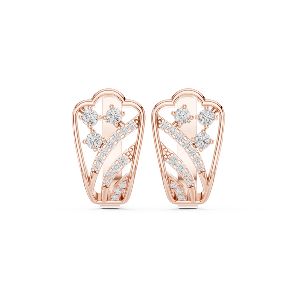Fable Twist Lab Grown Diamond Earrings Dangles