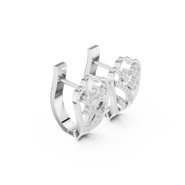 Fable Twist Lab Grown Diamond Earrings Dangles