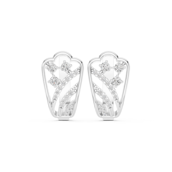 Fable Twist Lab Grown Diamond Earrings Dangles