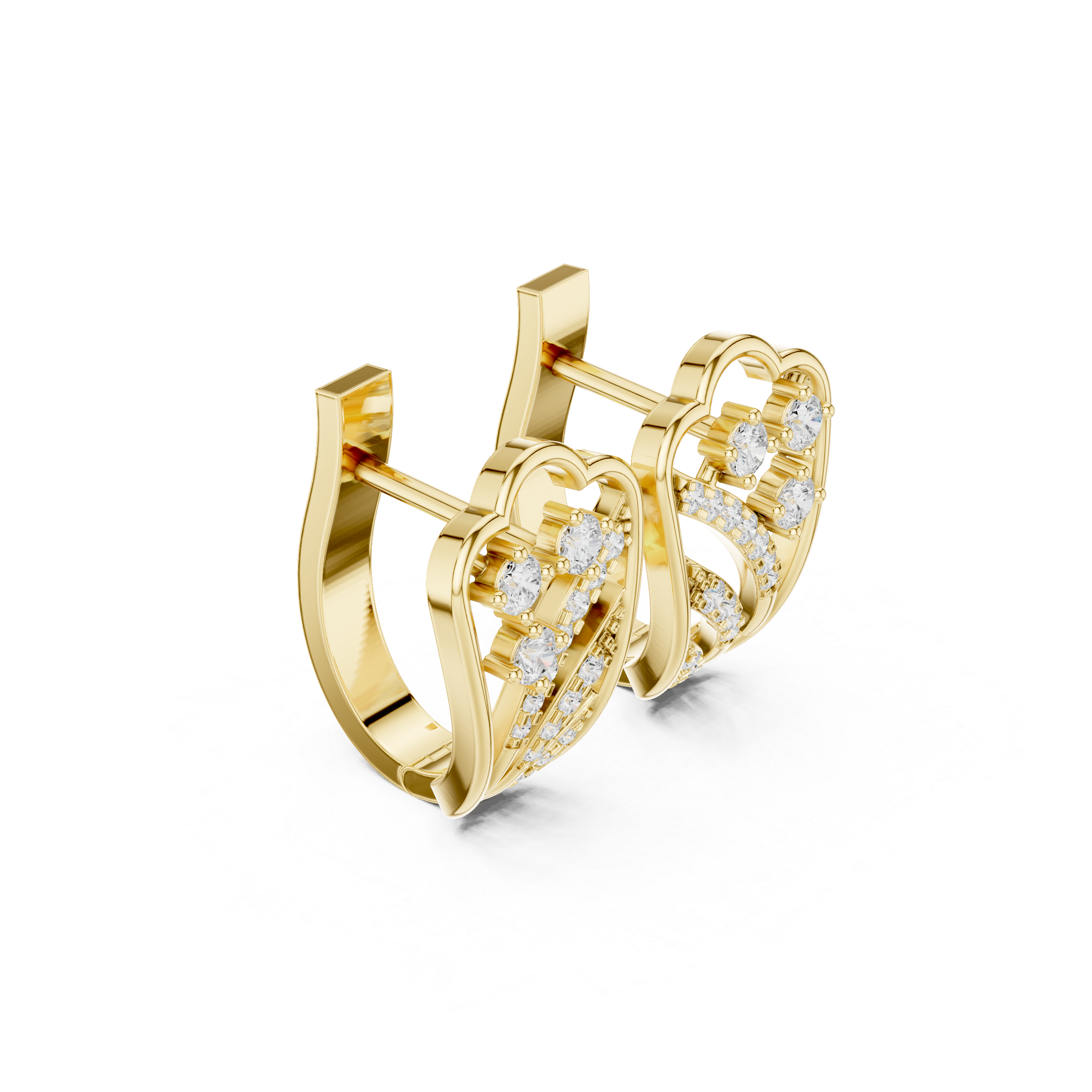 Fable Twist Lab Grown Diamond Earrings Dangles