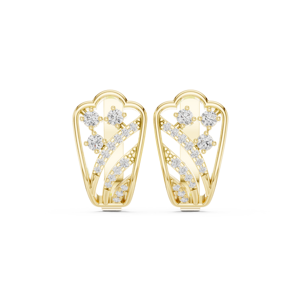 Fable Twist Lab Grown Diamond Earrings Dangles
