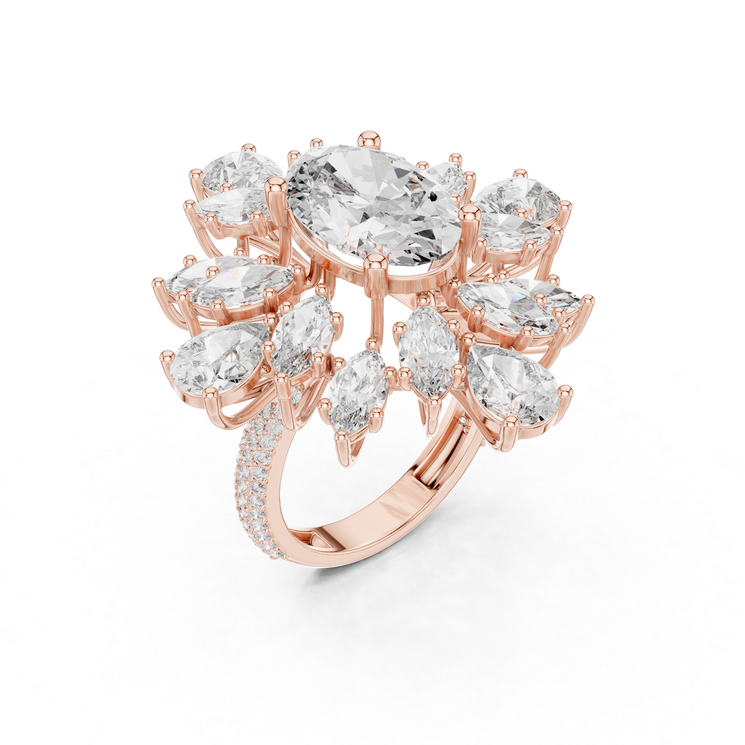 Divine Grace lab grown diamond ring
