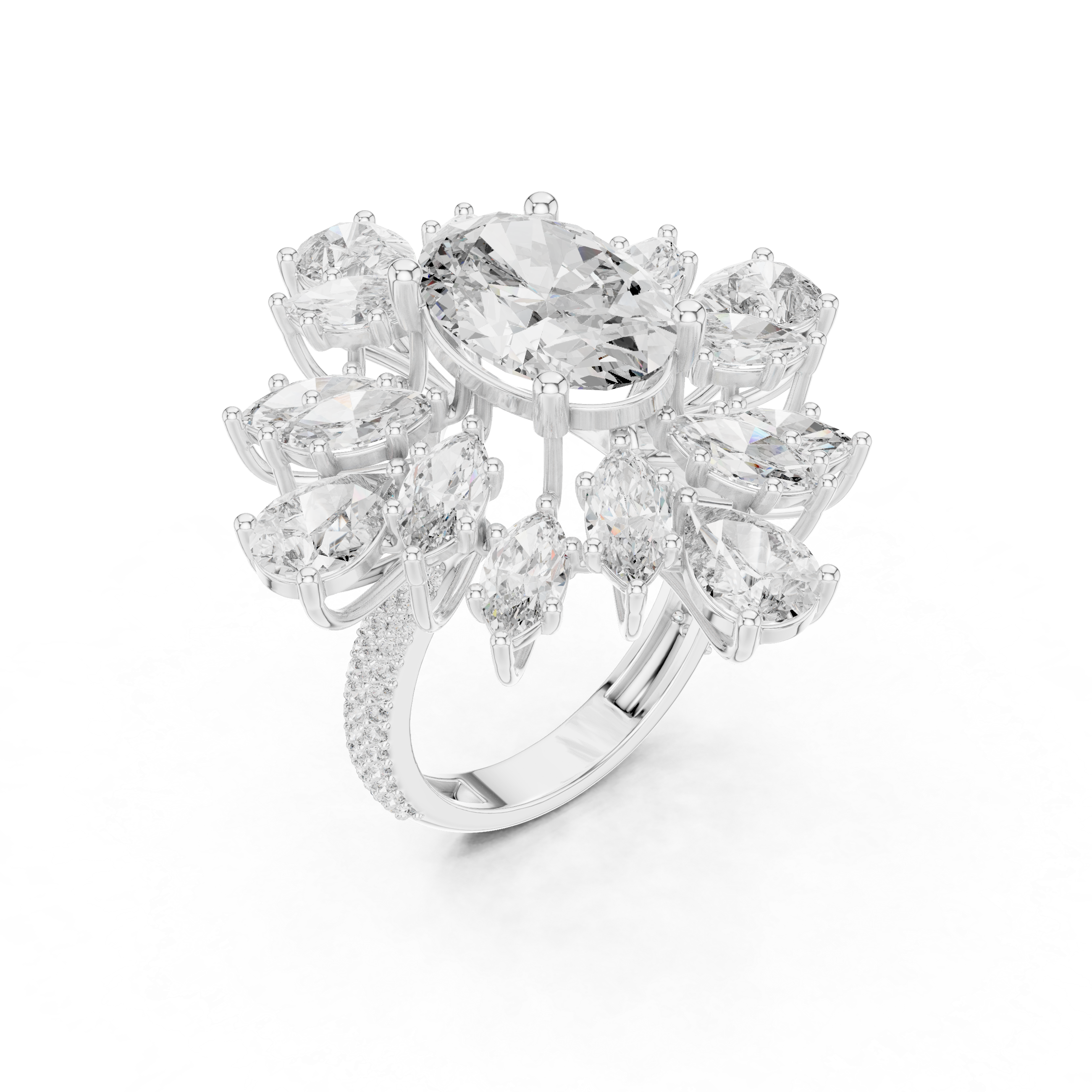 Divine Grace lab grown diamond ring