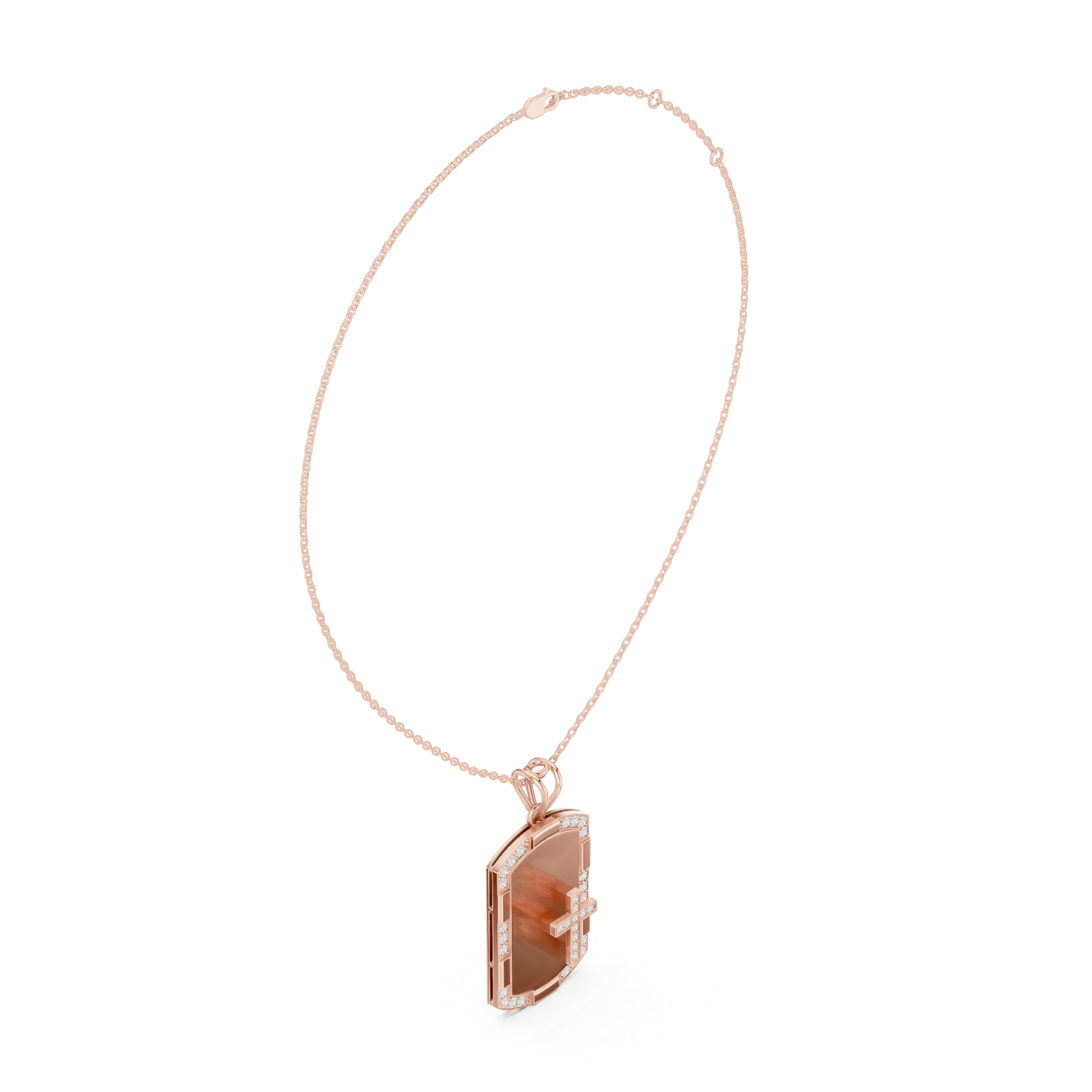 Divine Flare Lab Grown Diamond Pendant Necklace