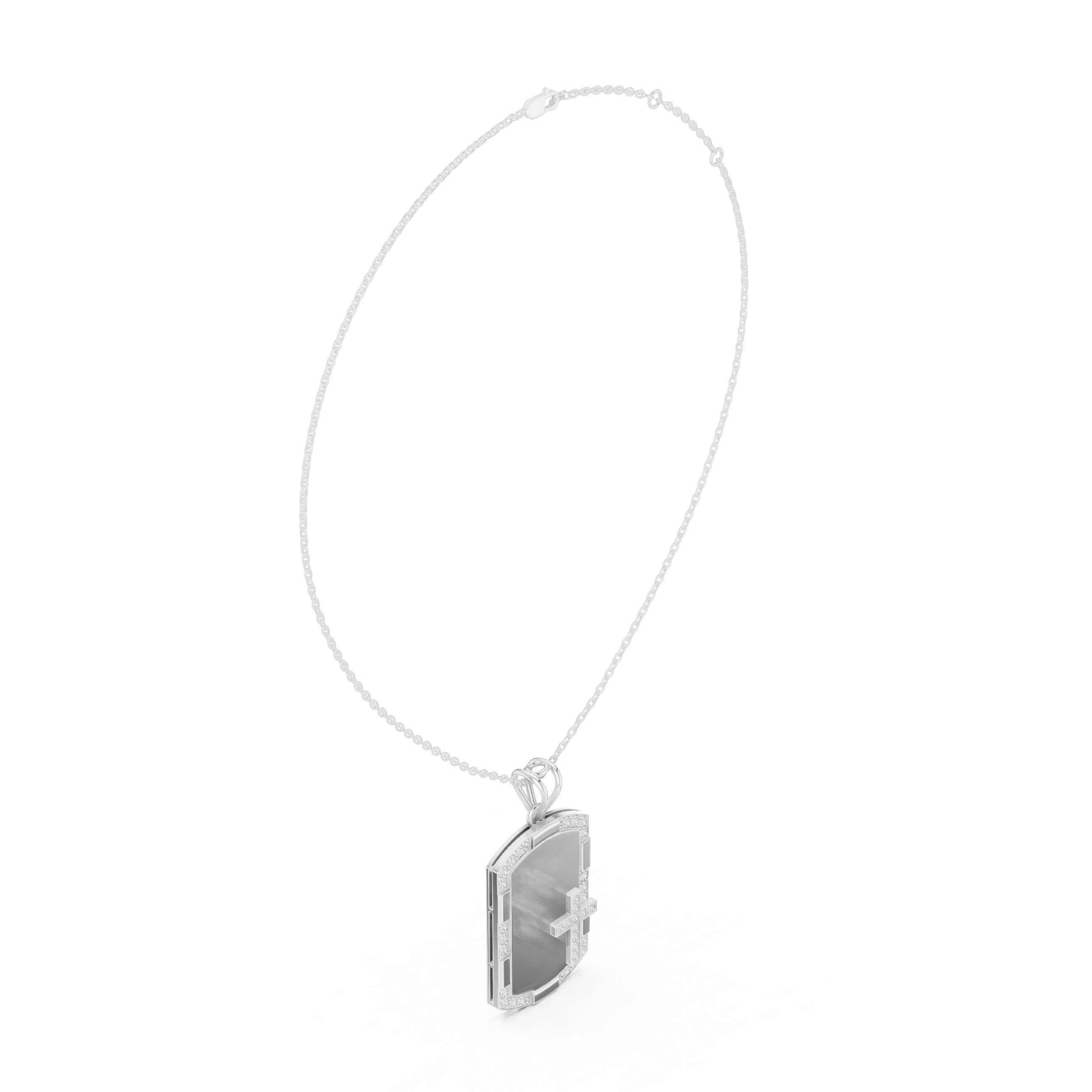 Divine Flare Lab Grown Diamond Pendant Necklace