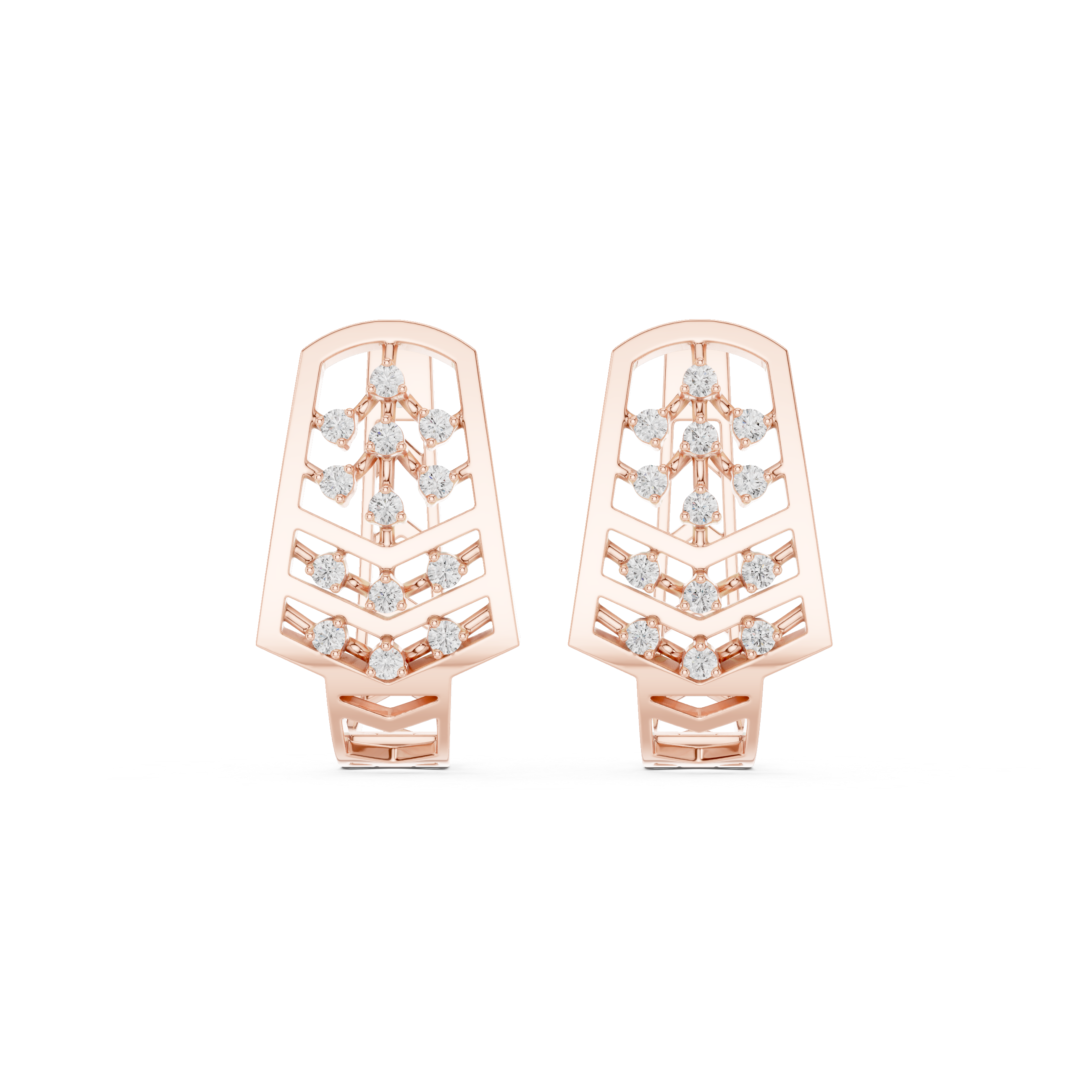 Majestic Tier Lab Grown Diamond Earrings Sets