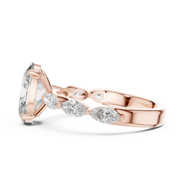 Canvas White lab grown diamond ring