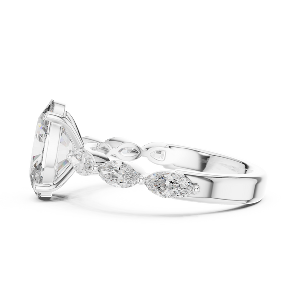 Canvas White lab grown diamond ring
