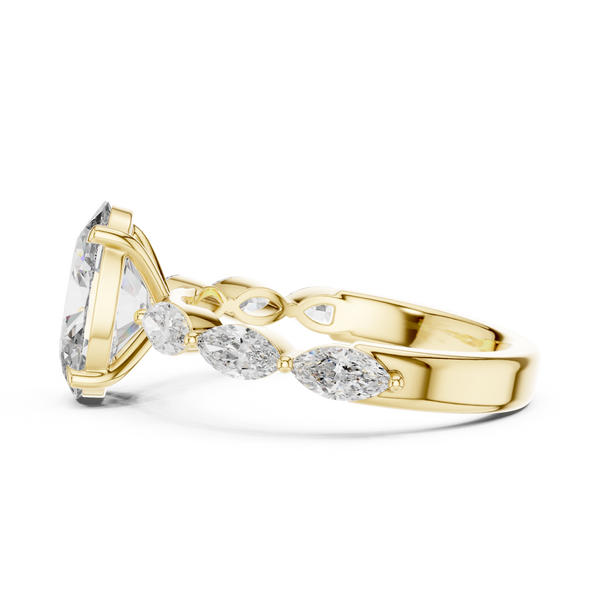Canvas White lab grown diamond ring