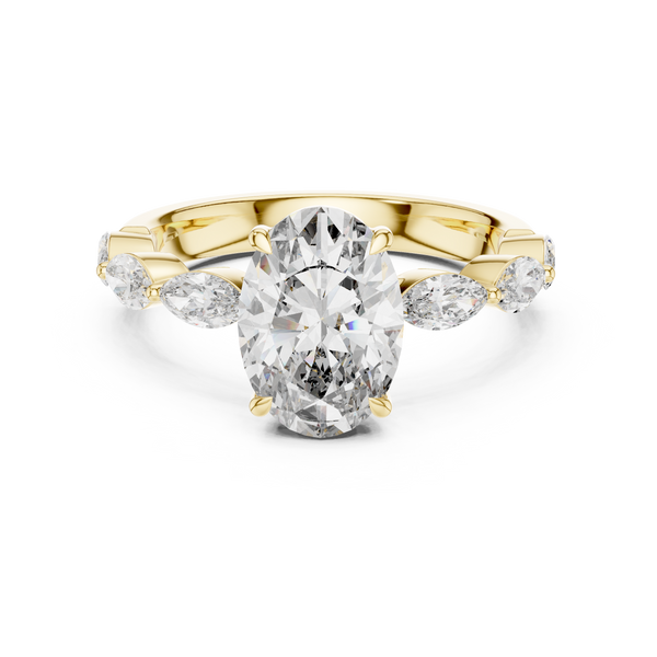 Canvas White lab grown diamond ring
