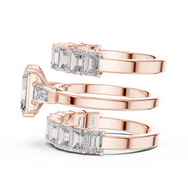 Peaceful Dawn lab grown diamond ring