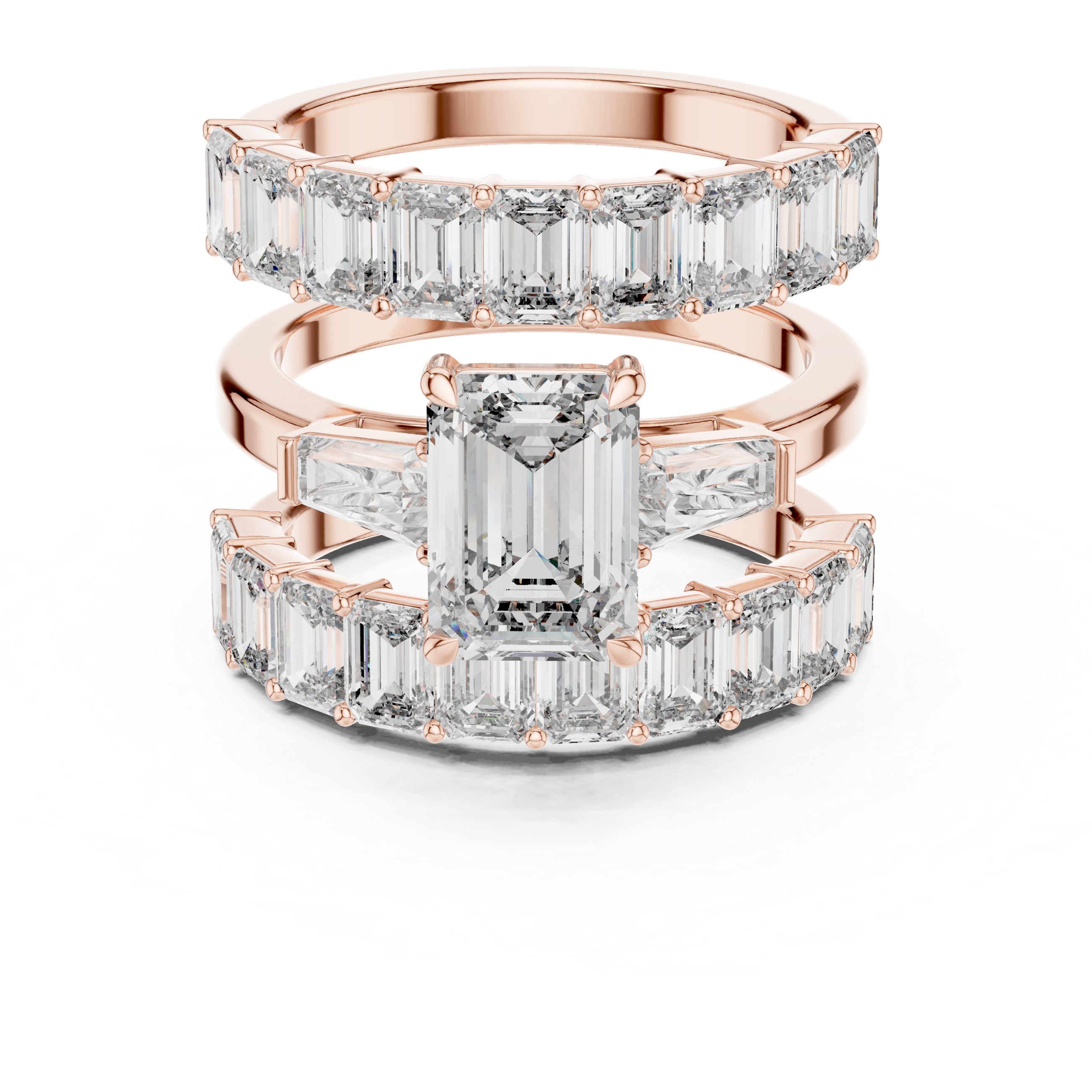 Peaceful Dawn lab grown diamond ring