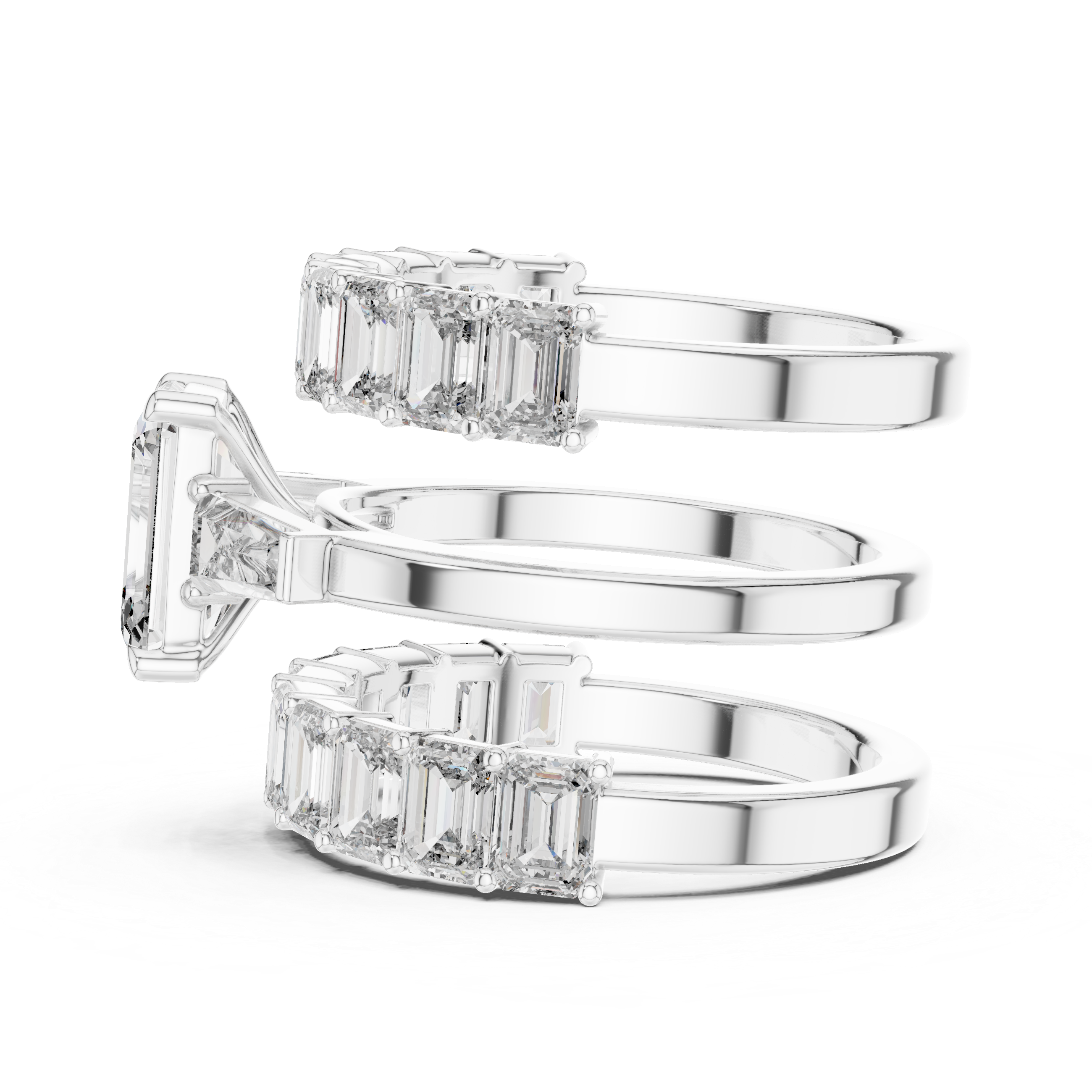 Peaceful Dawn lab grown diamond ring