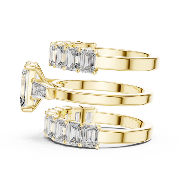 Peaceful Dawn lab grown diamond ring