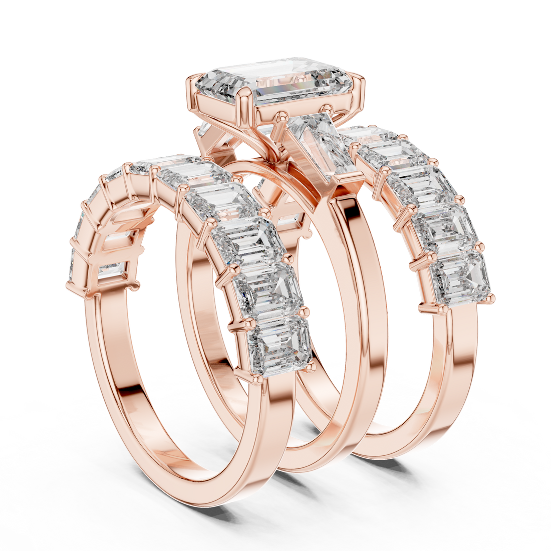 Peaceful Dawn lab grown diamond ring