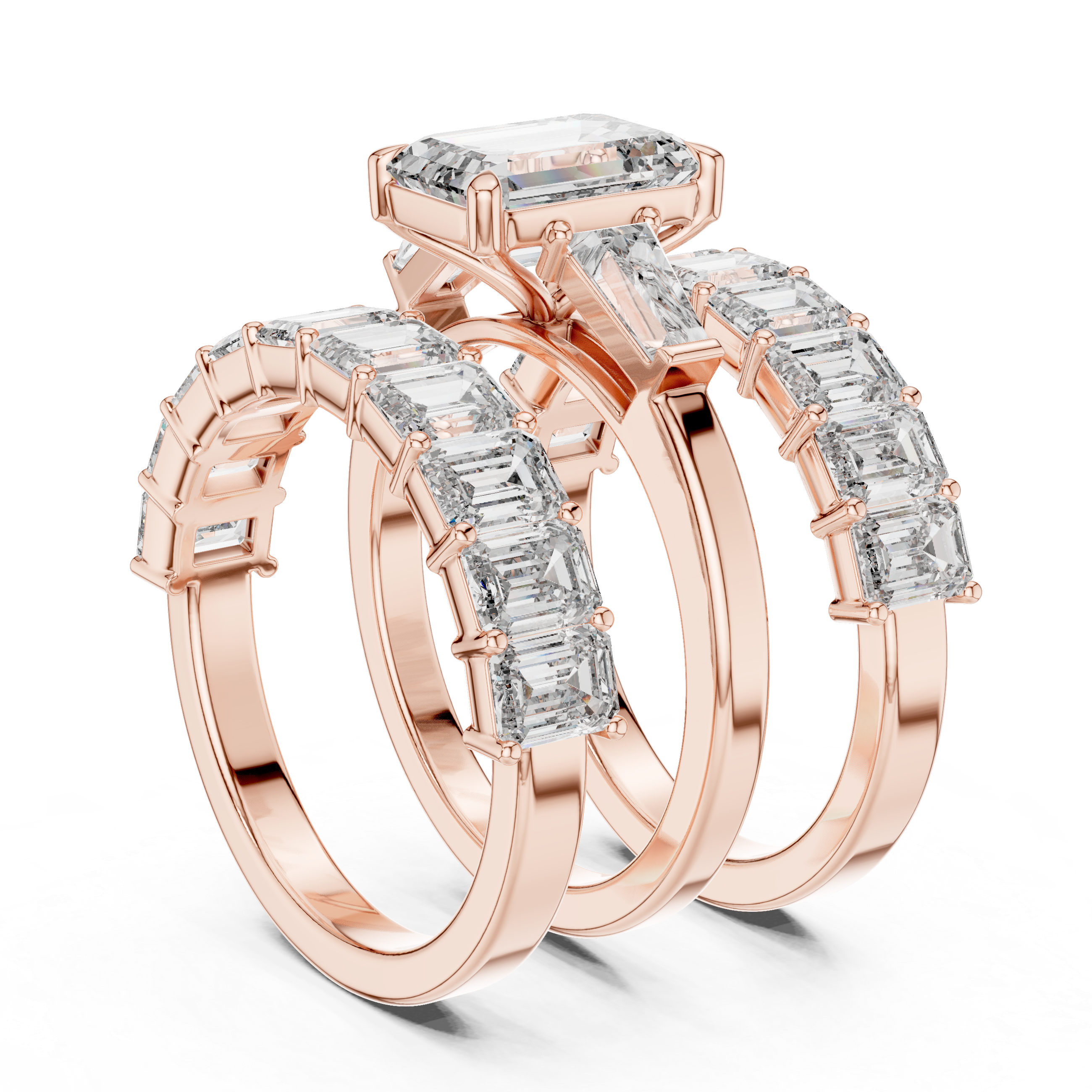 Peaceful Dawn lab grown diamond ring
