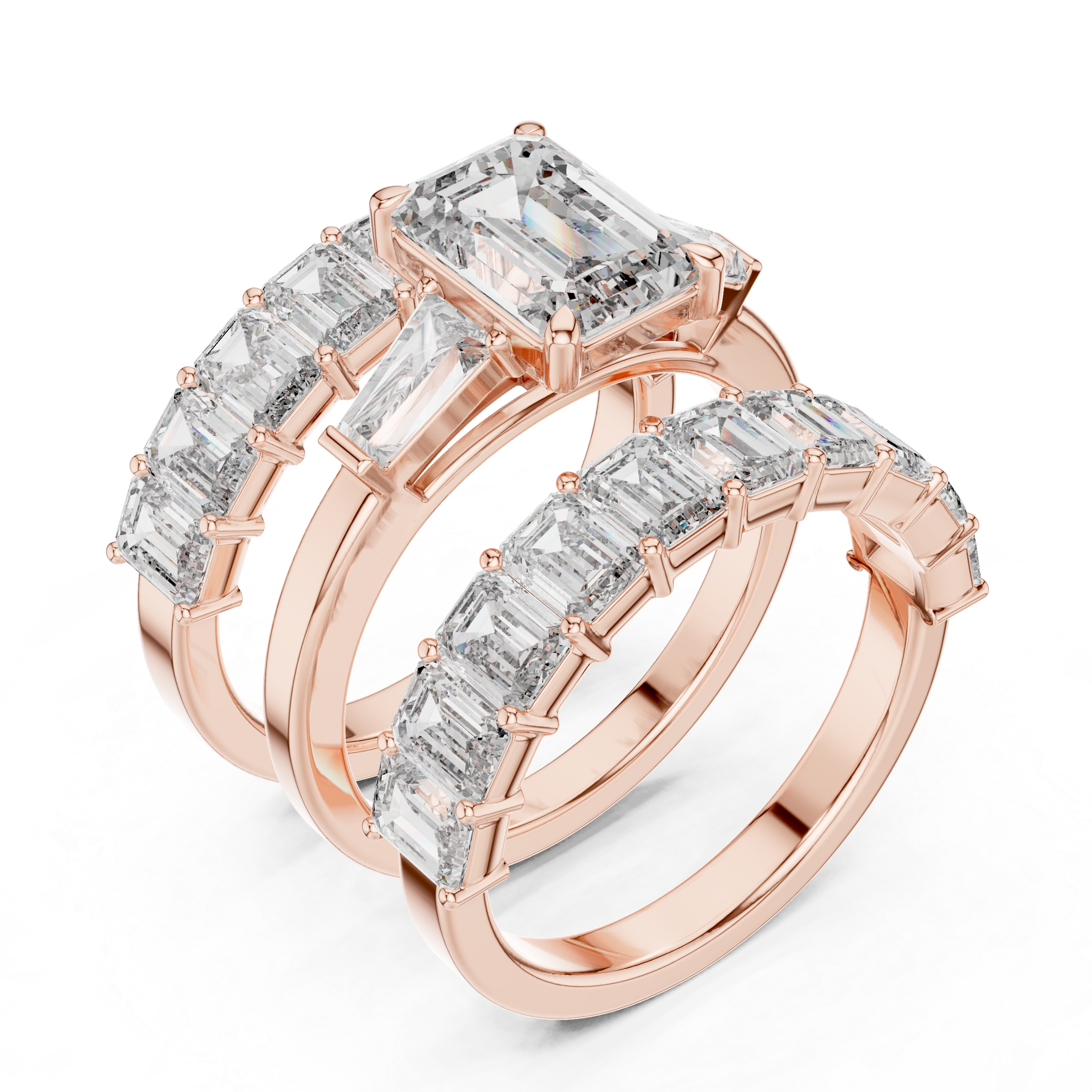 Peaceful Dawn lab grown diamond ring