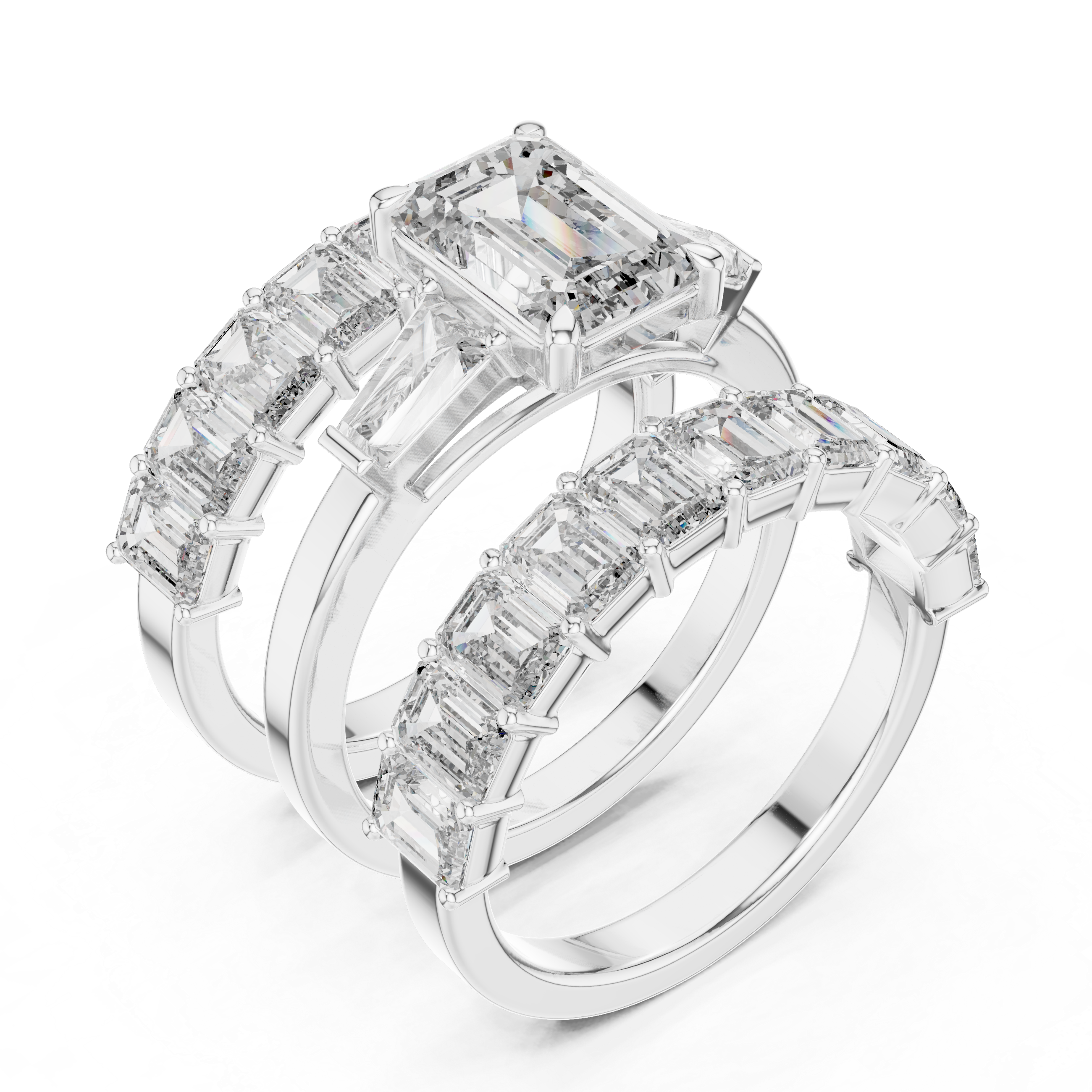 Peaceful Dawn lab grown diamond ring