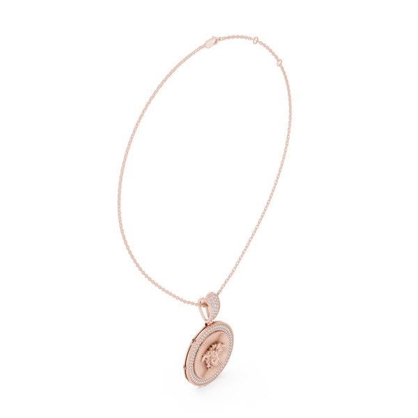 Golden Hour Lab Grown Diamond Charm Pendant