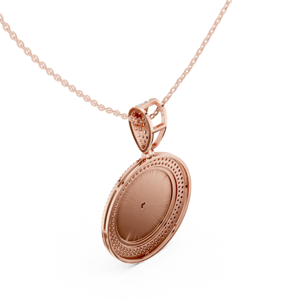 Golden Hour Lab Grown Diamond Charm Pendant