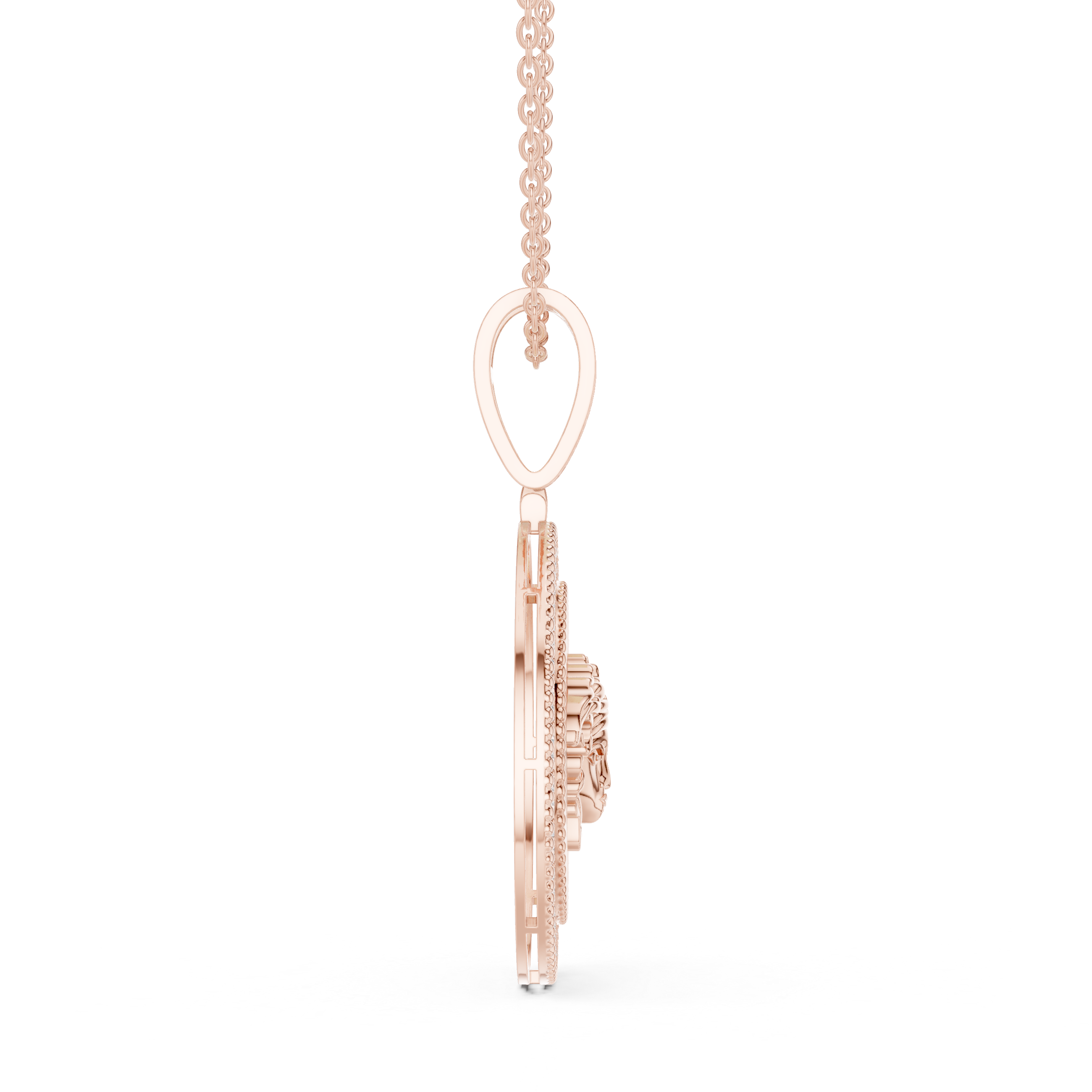 Golden Hour Lab Grown Diamond Charm Pendant