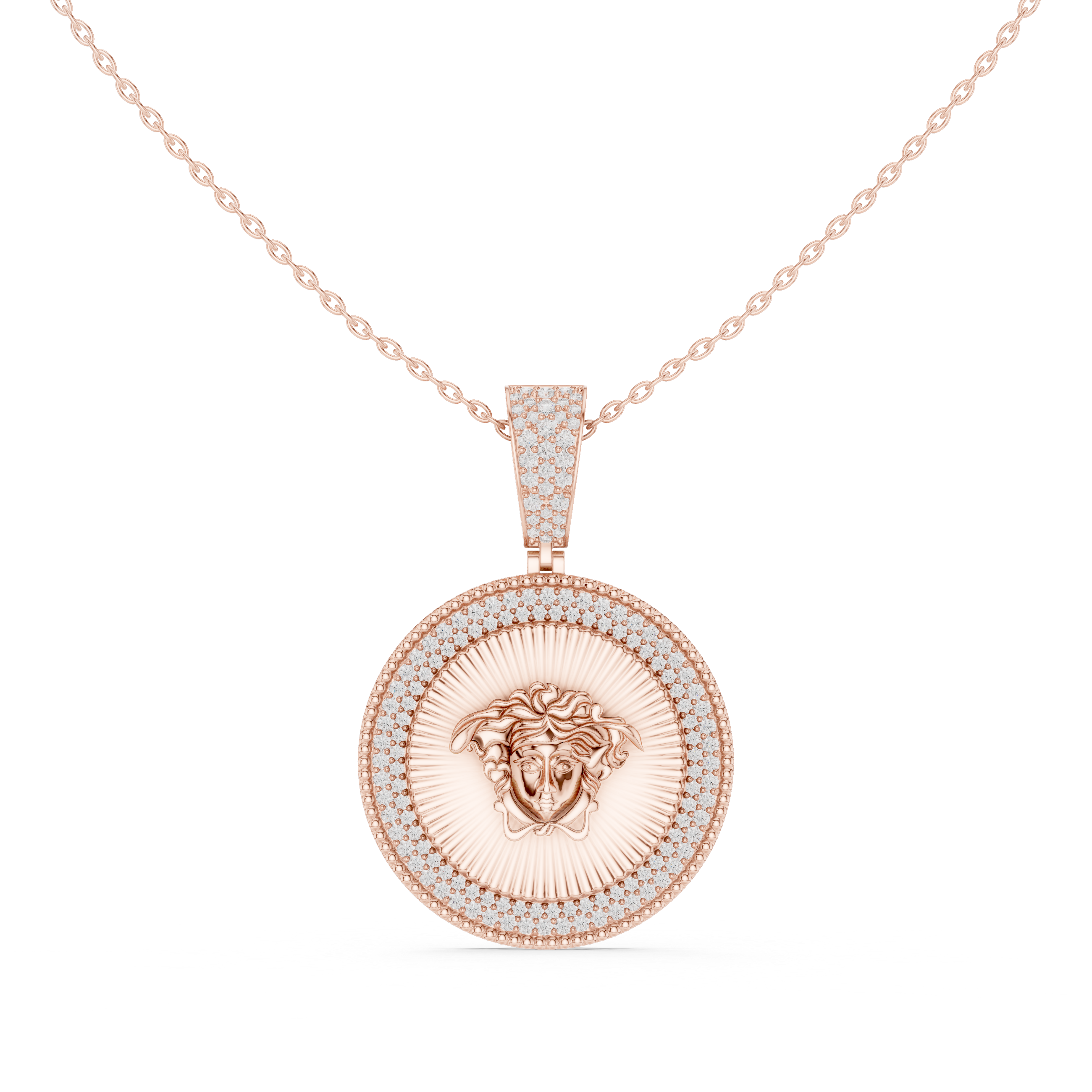 Golden Hour Lab Grown Diamond Charm Pendant