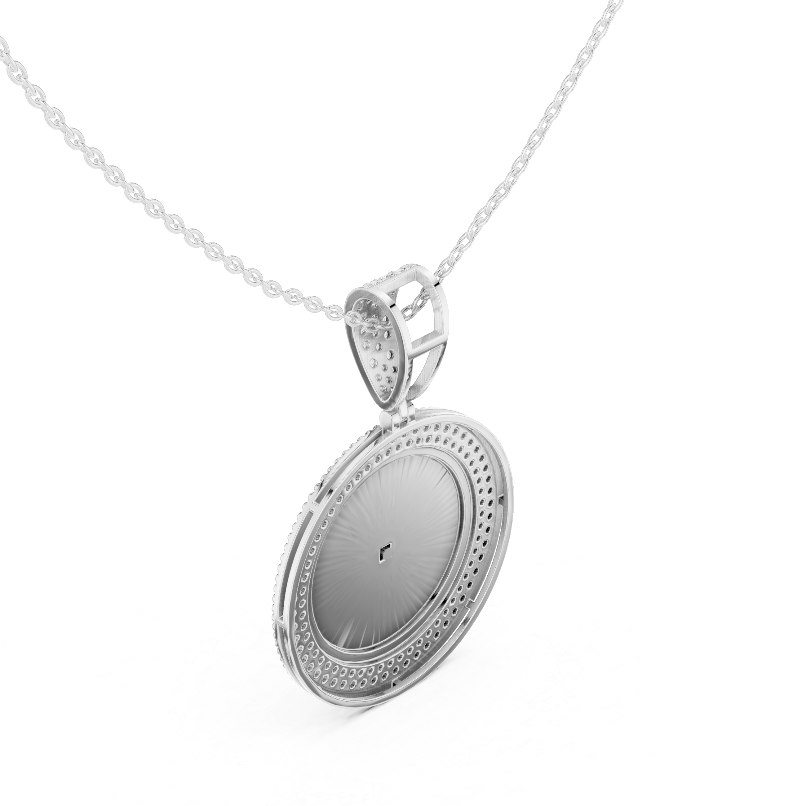 Golden Hour Lab Grown Diamond Charm Pendant