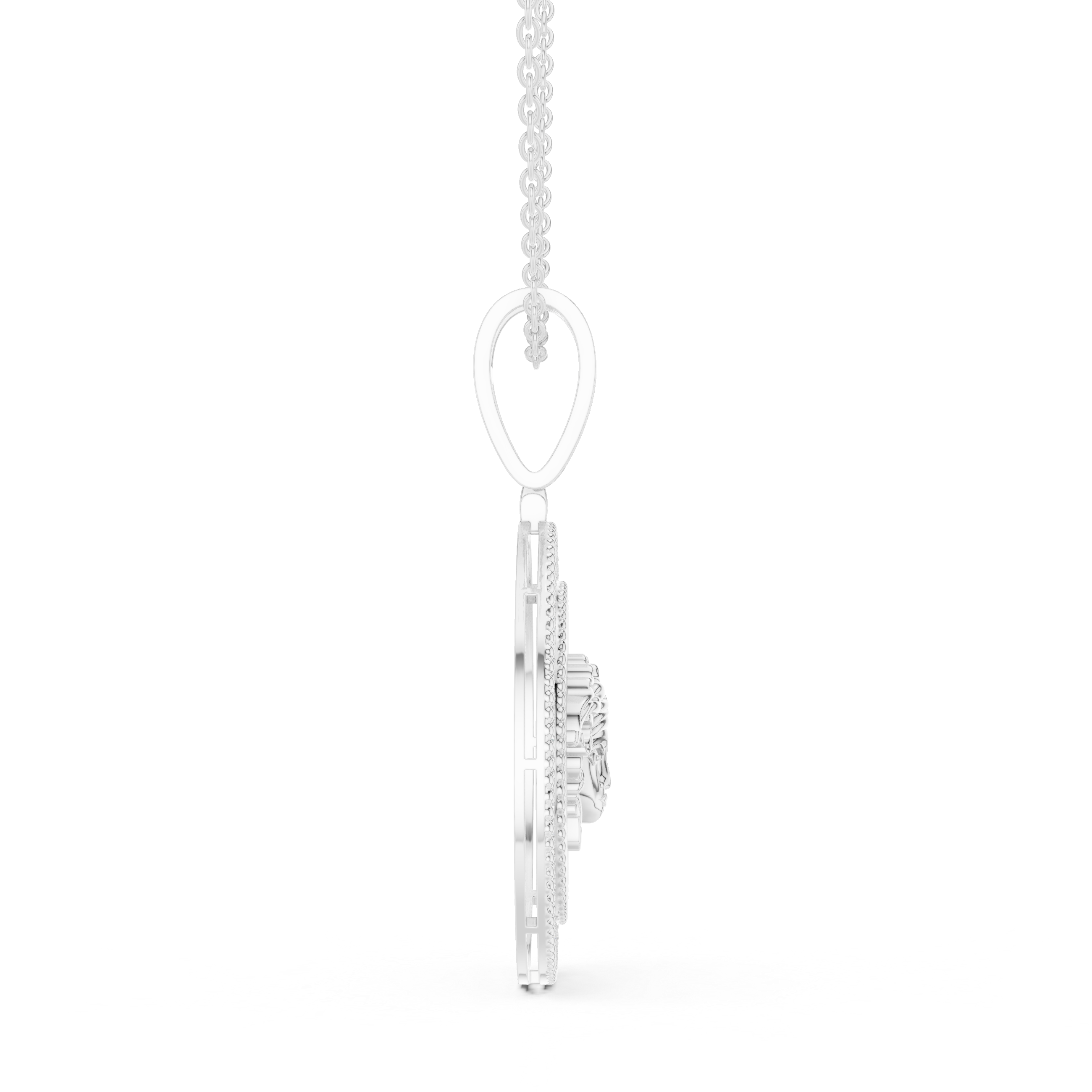 Golden Hour Lab Grown Diamond Charm Pendant