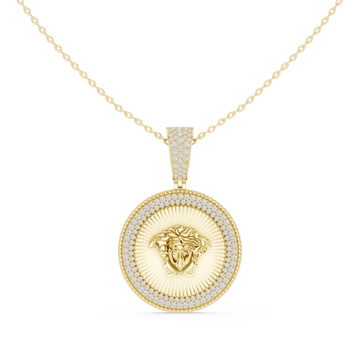 Golden Hour Lab Grown Diamond Charm Pendant