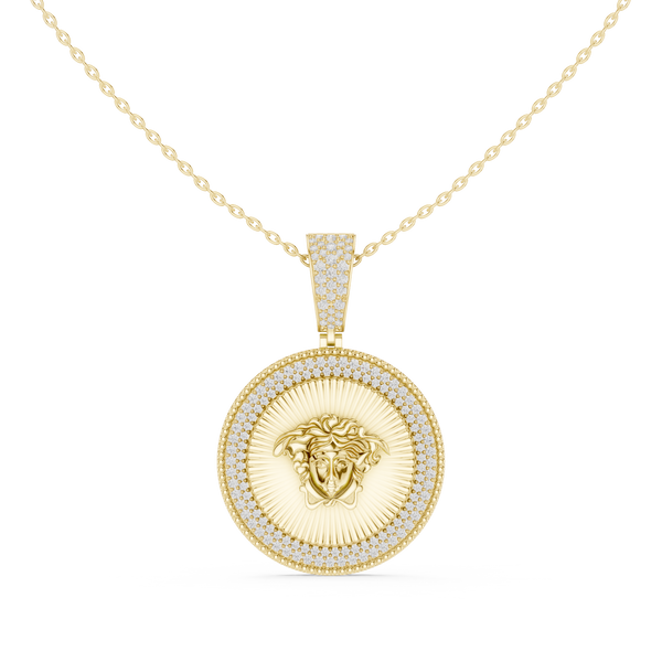Golden Hour Lab Grown Diamond Charm Pendant
