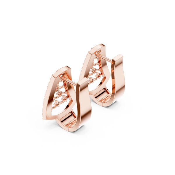 Highly Rated lab grown diamond earring design