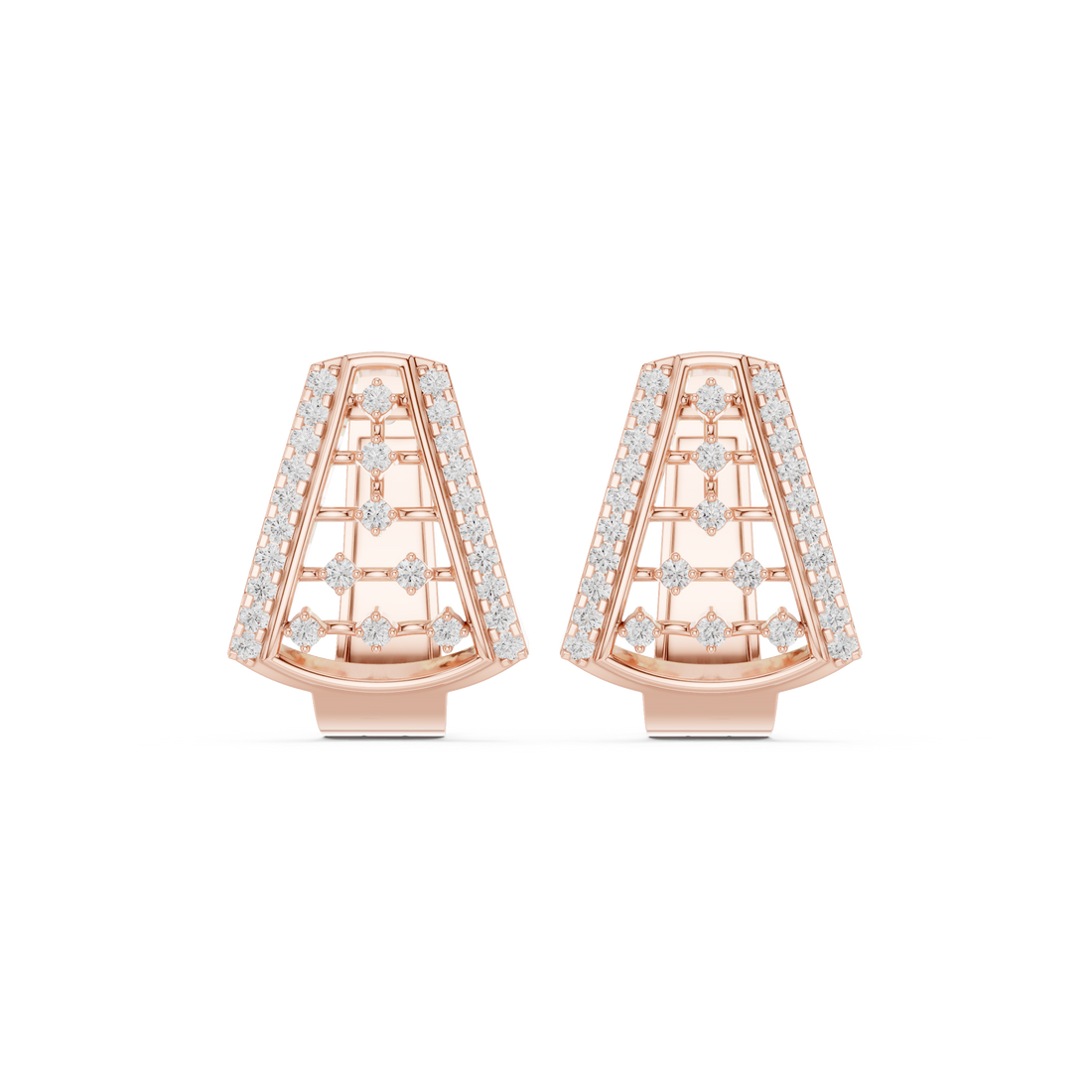 Aero Wing Lab Grown Diamond Earrings Studs