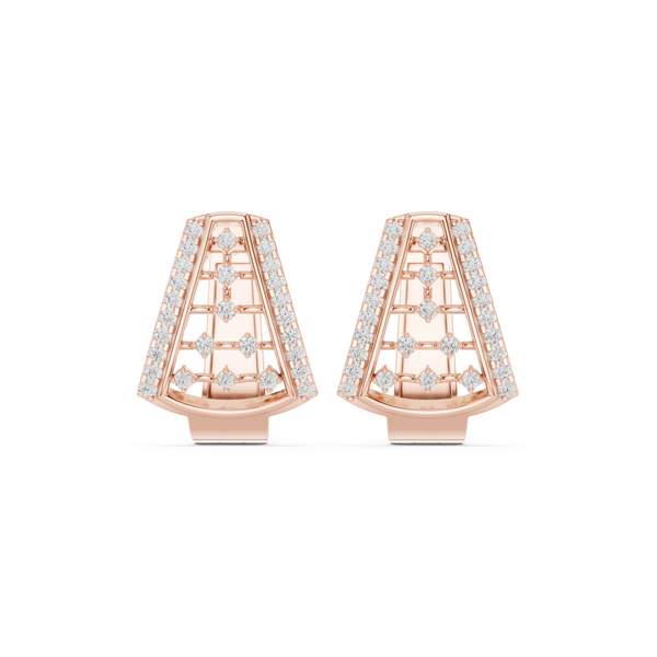 Aero Wing Lab Grown Diamond Earrings Studs