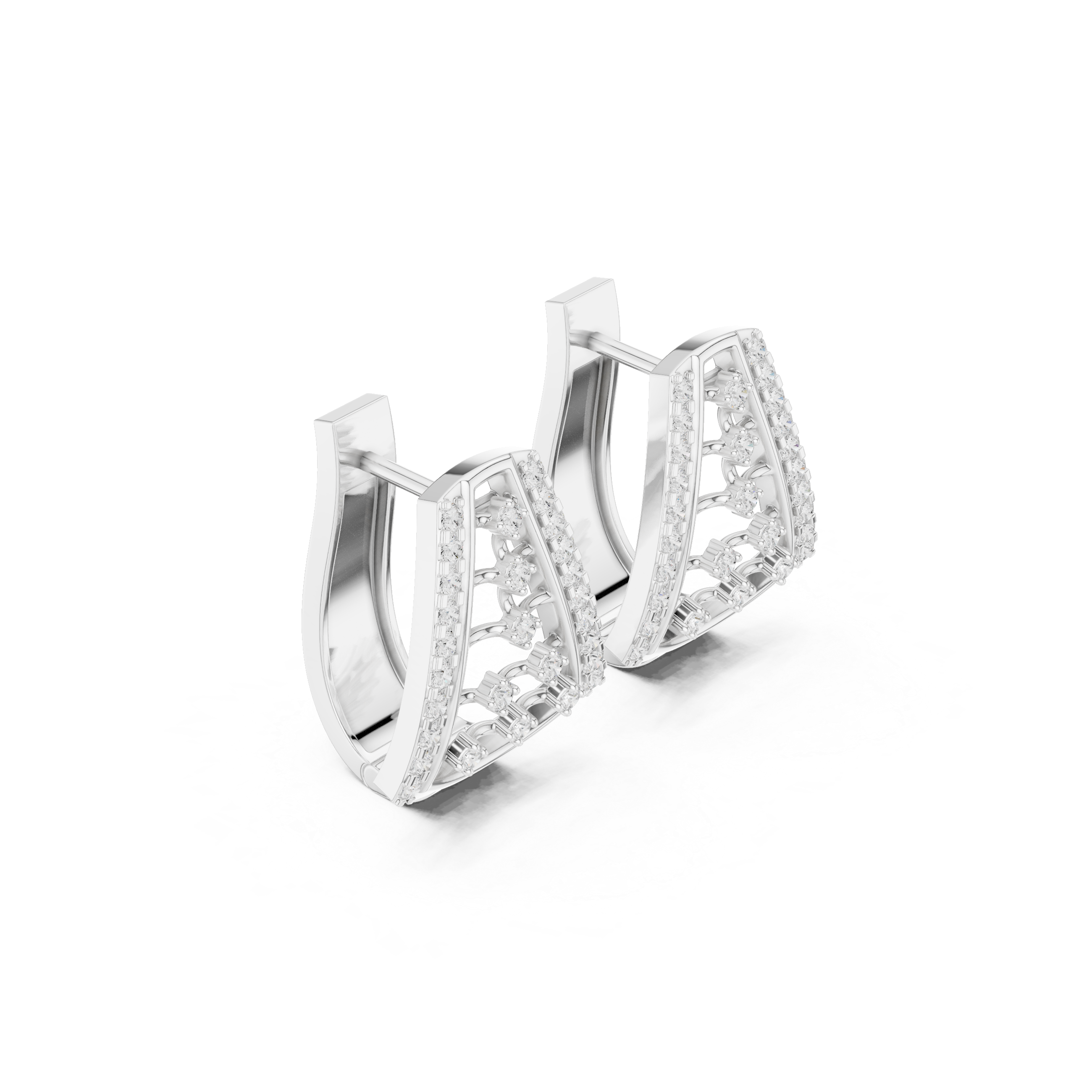 Aero Wing Lab Grown Diamond Earrings Studs