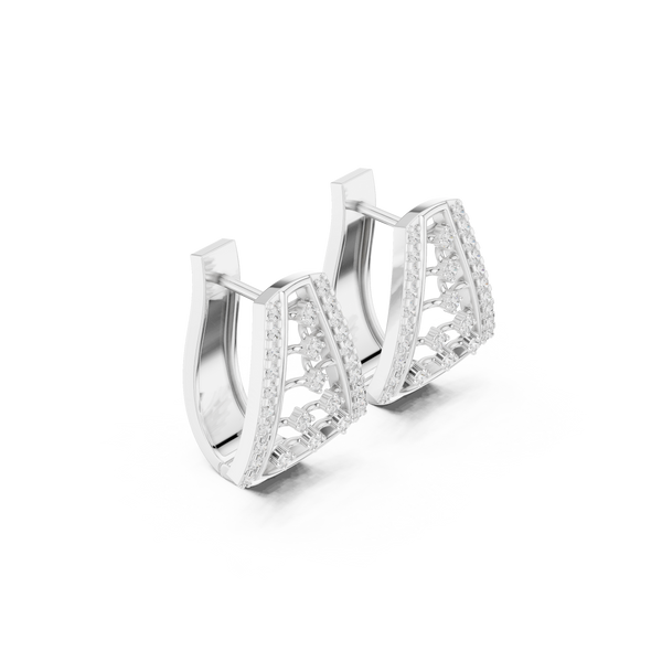 Aero Wing Lab Grown Diamond Earrings Studs