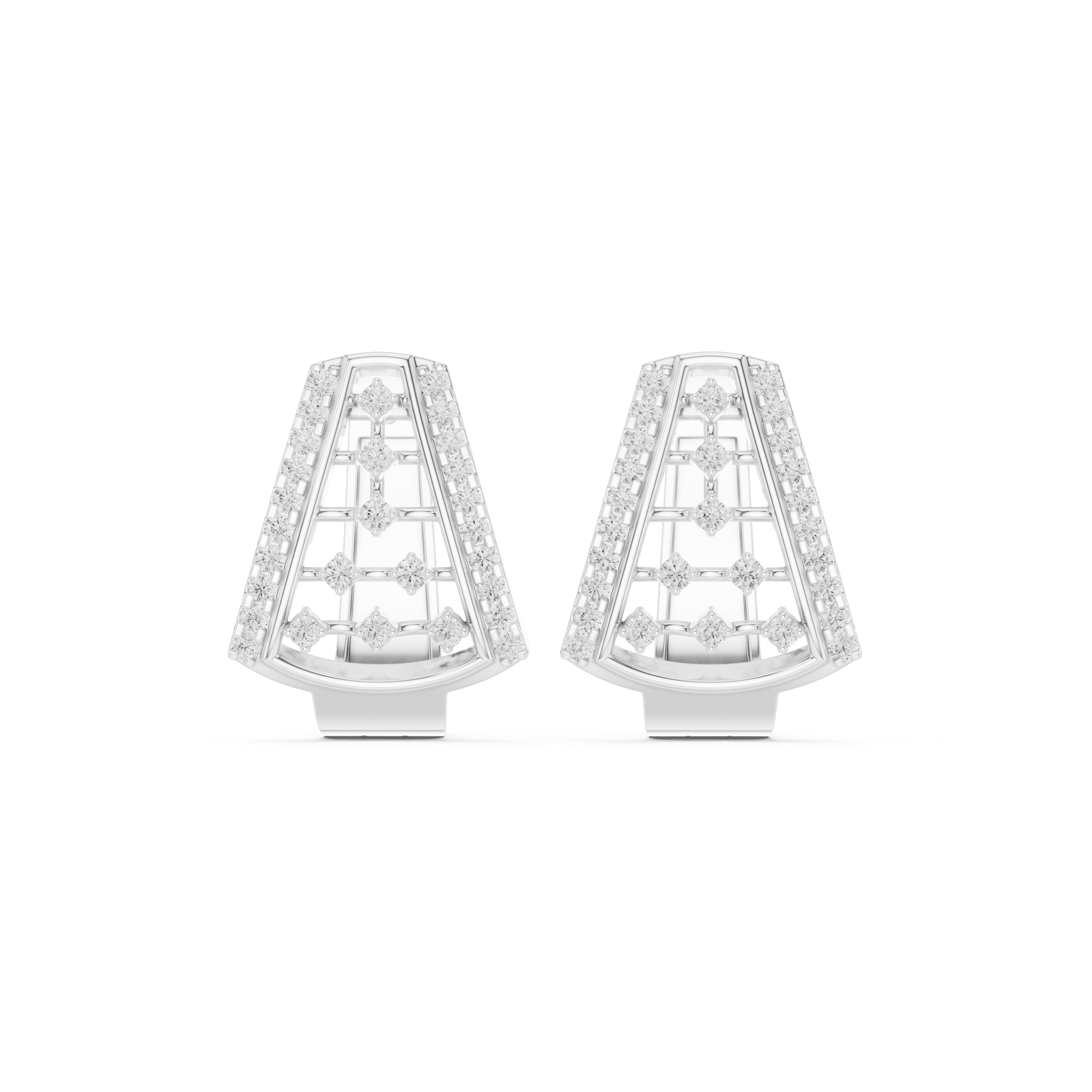 Highly Rated lab grown diamond earring design